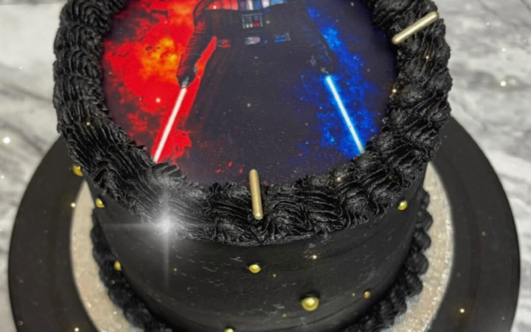 Chocolate Sponge filled with Vanilla Buttercream